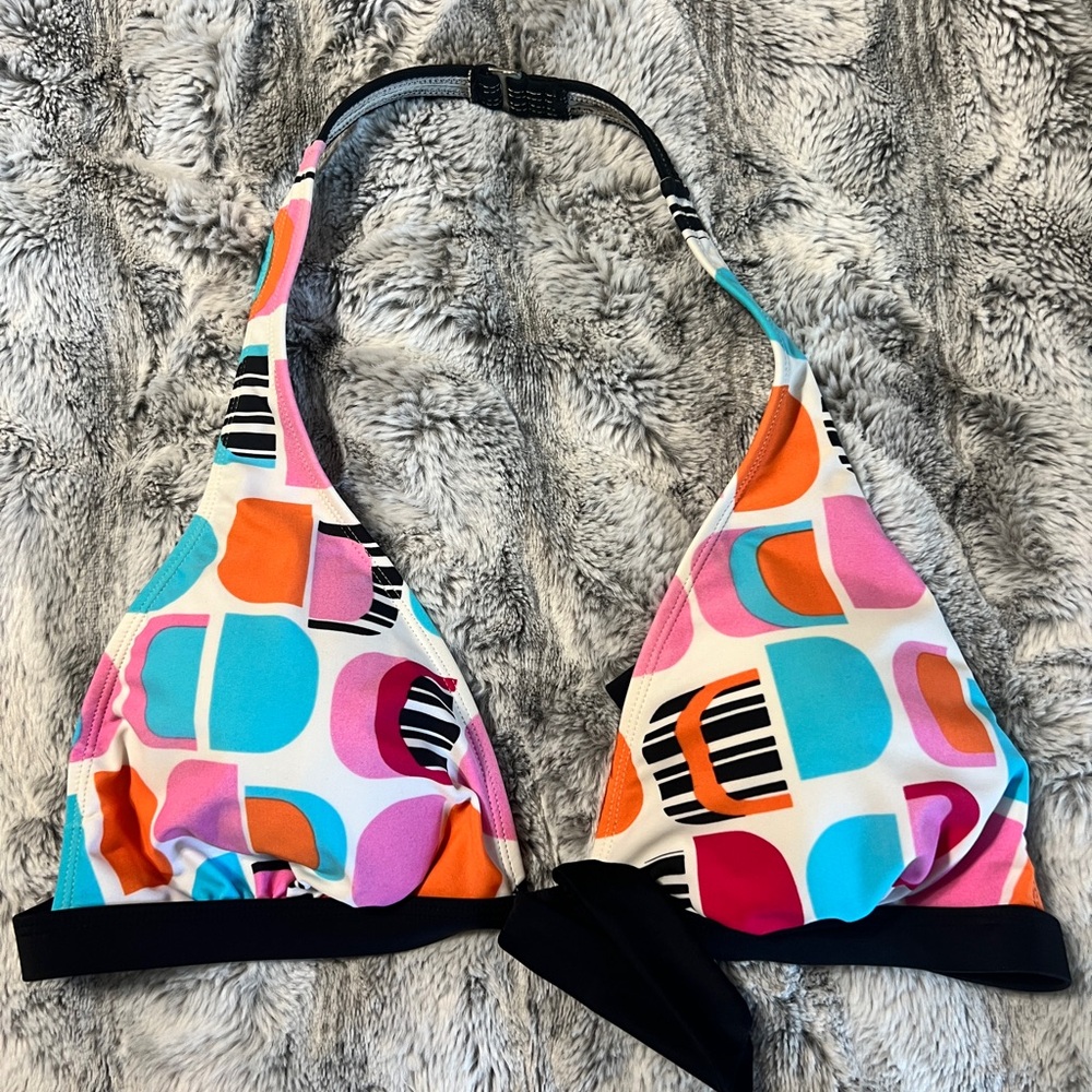 Sonoma Pink and Blue Geometric Bikini